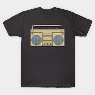 Yellow Vintage Boombox T-Shirt